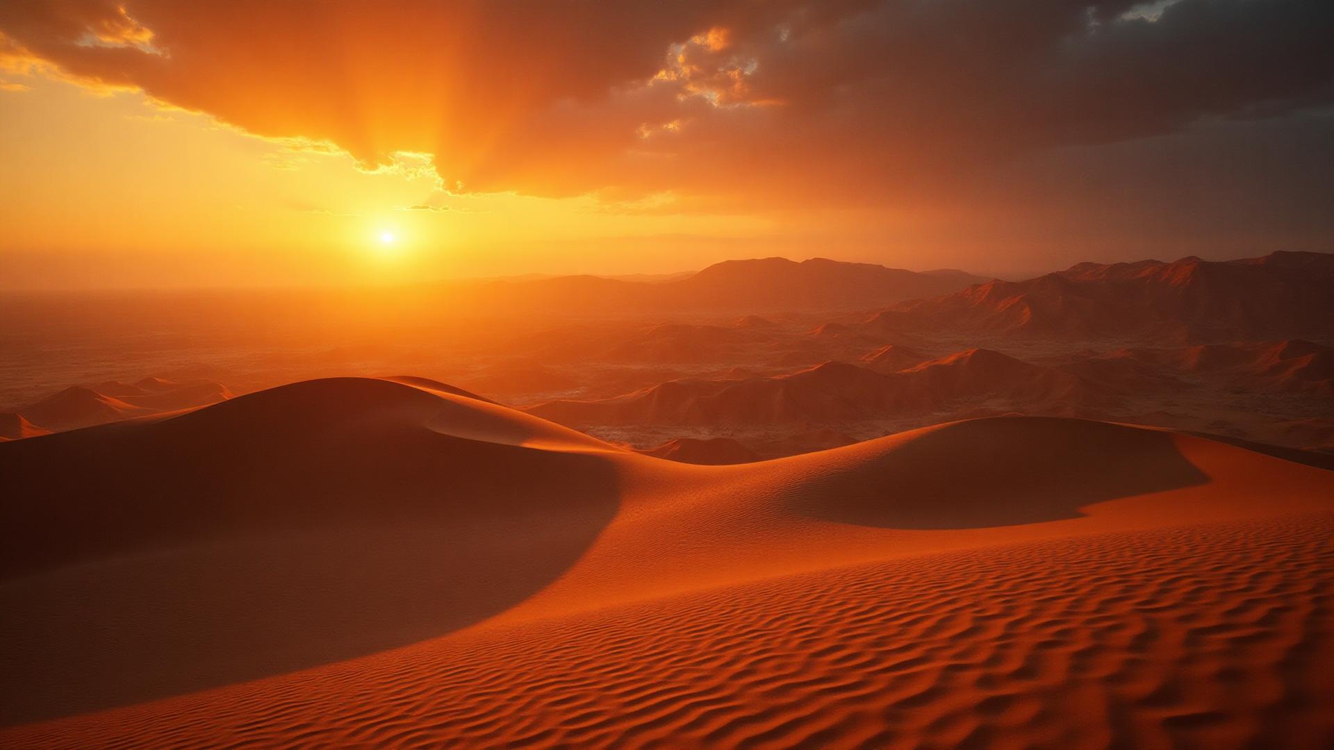 Dunes at first light